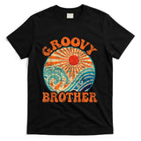 Retro Nostalgia - Groovy Brother 70s Aesthetic Nostalgia 1970's Retro Brother T-Shirt