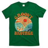 Retro Nostalgia - Groovy Brother 70s Aesthetic Nostalgia 1970's Retro Brother T-Shirt