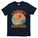 Retro Nostalgia - Groovy Brother 70s Aesthetic Nostalgia 1970's Retro Brother T-Shirt