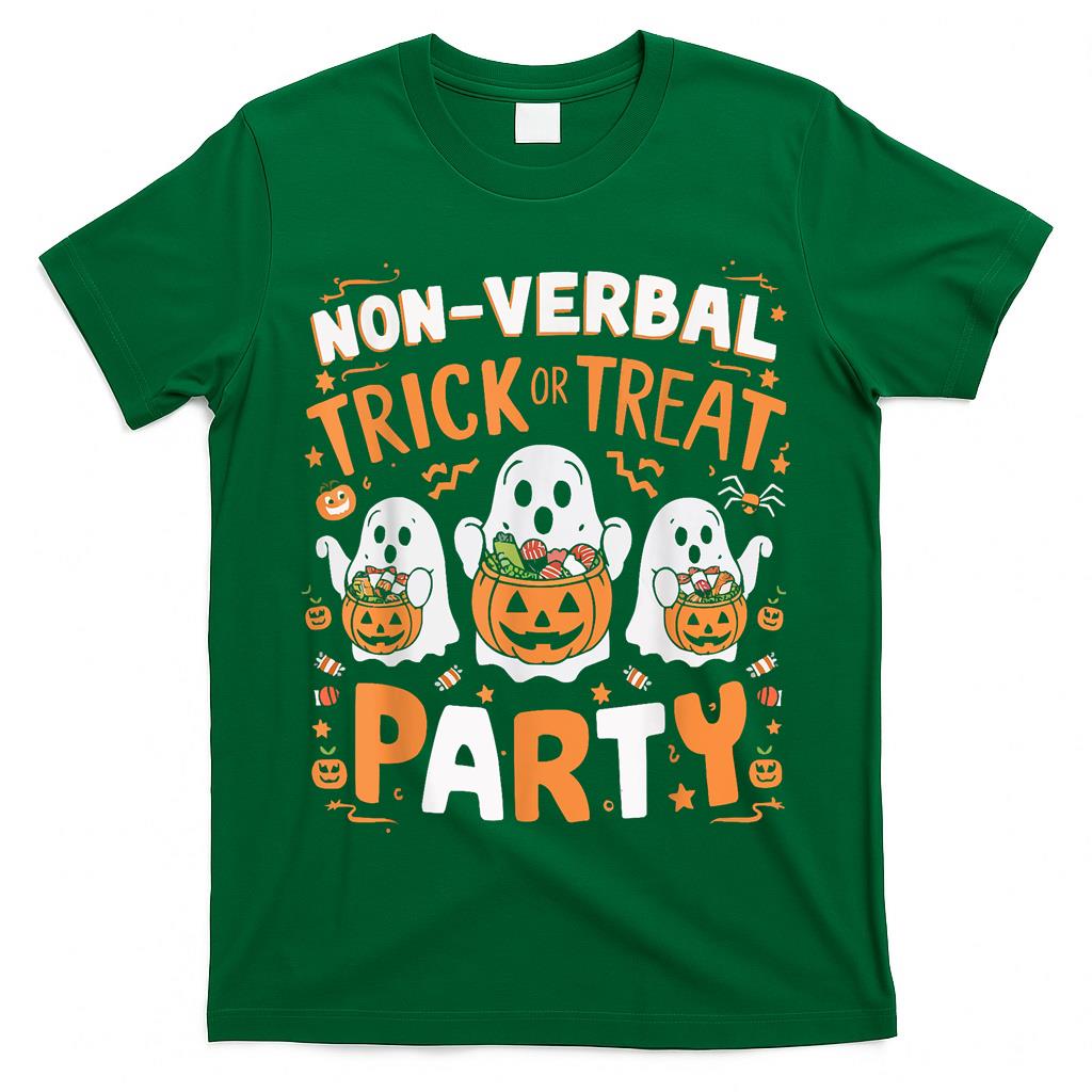 Support Autism Halloween Spooky Autistic Trick Or Treat  Style 1 T-Shirt