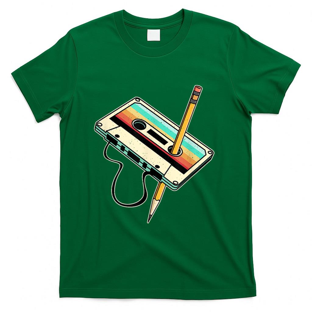 Retro Nostalgia - 80s 90s Retro Party Costume Nostalgia Cassette T-Shirt