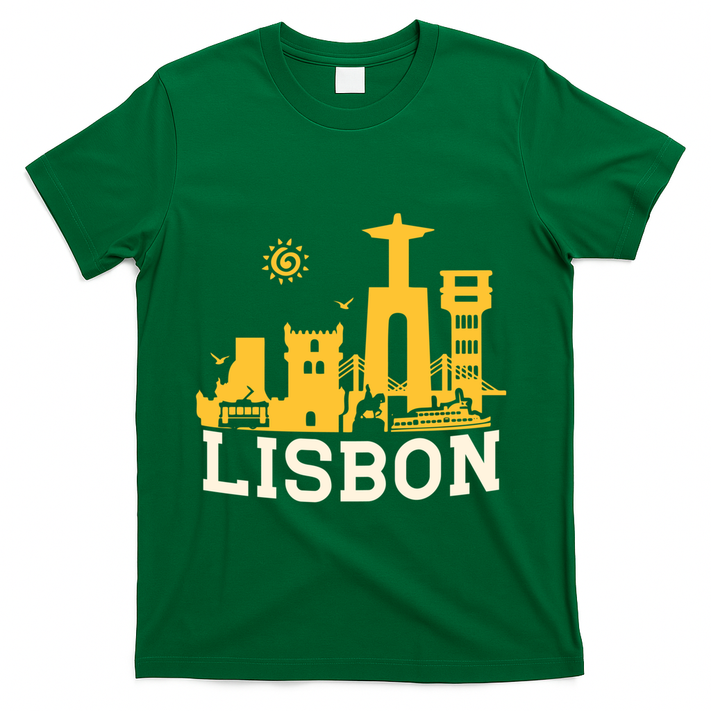 Lisbon Fish Restaurant Portugal Lisboa Portuguese Mom Gift T-Shirt