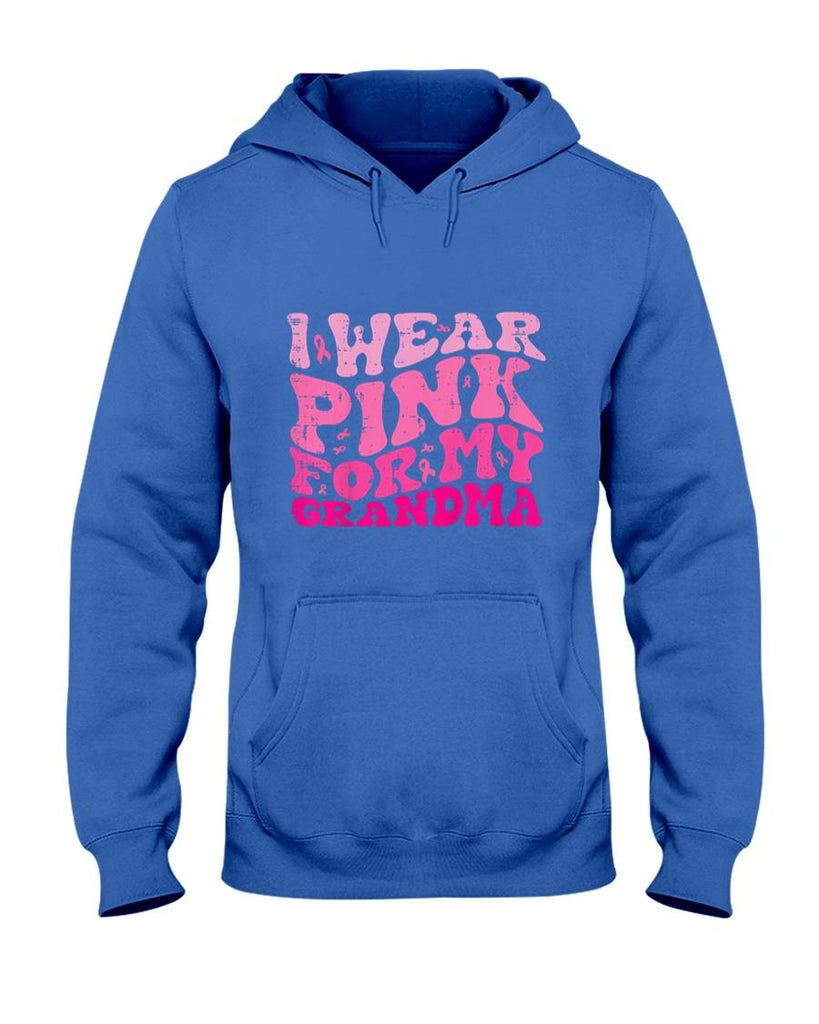 Kids Breast Cancer Pink Grandma Retro Awareness Girls Boys Kids T-Shirt