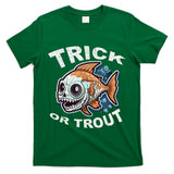 Fish Halloween Fishing Trick Or Treat Spooky Fisherman T-Shirt