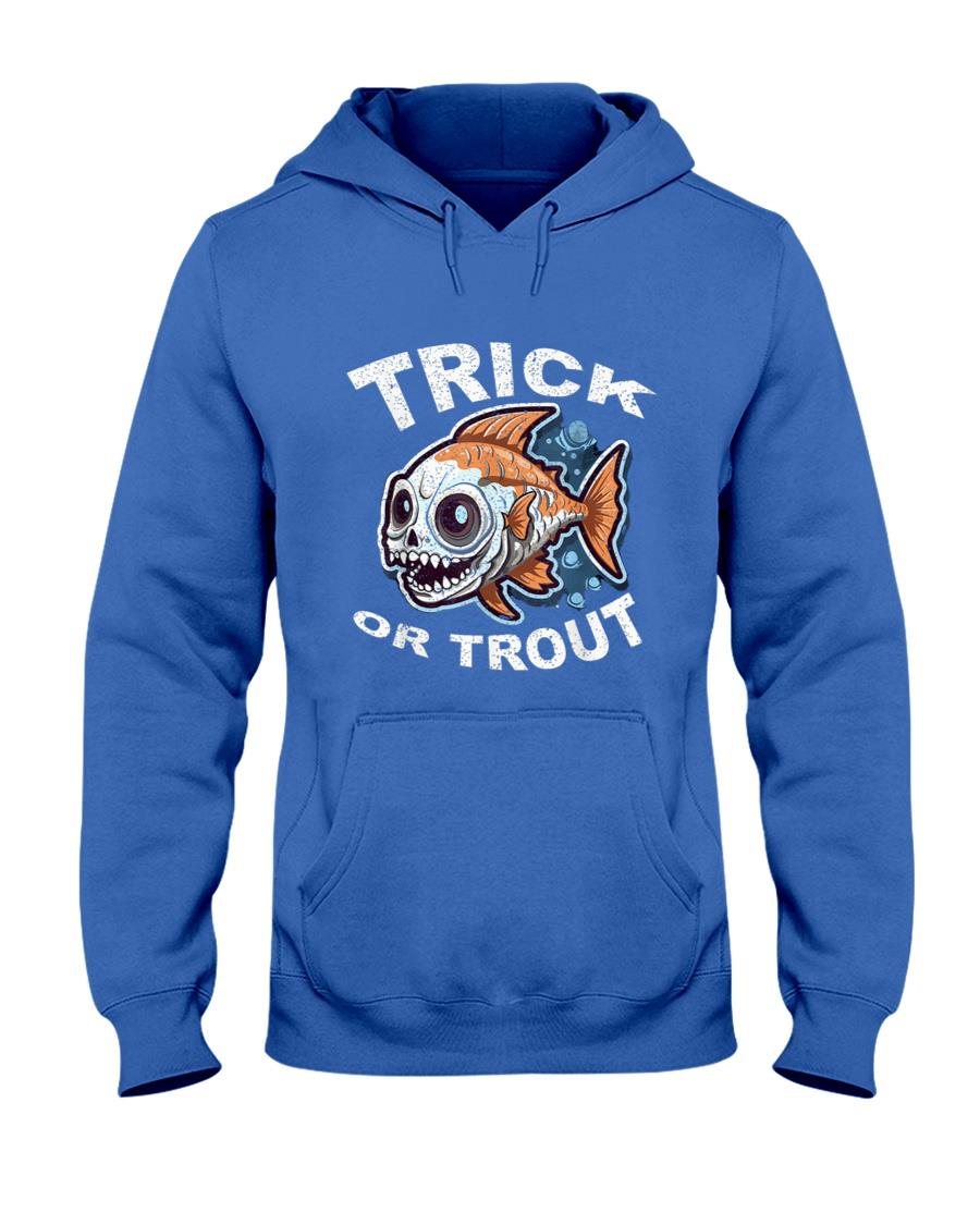 Fish Halloween Fishing Trick Or Treat Spooky Fisherman T-Shirt