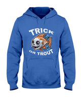 Fish Halloween Fishing Trick Or Treat Spooky Fisherman T-Shirt
