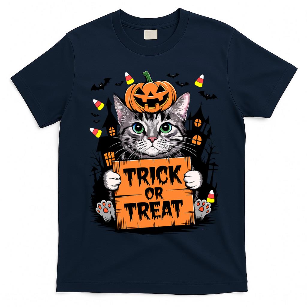 Trick or Treat Halloween Cat Essential T-Shirt