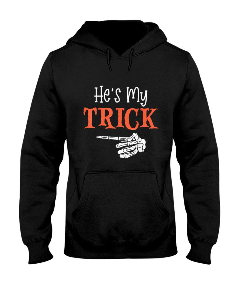 Hes My Trick Funny Halloween Matching Couple Girlfriend T-Shirt
