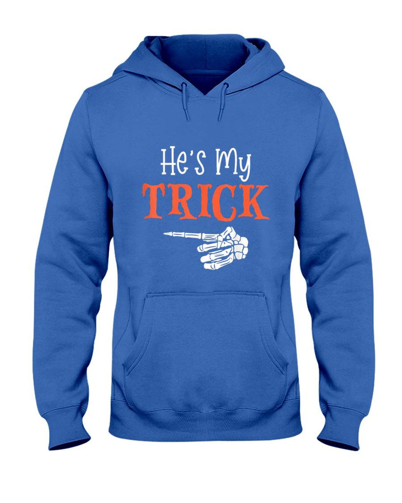 Hes My Trick Funny Halloween Matching Couple Girlfriend T-Shirt