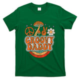 Retro Nostalgia - Groovy Daddy 70s Aesthetic Nostalgia 1970's Hippie Dad Retro T-Shirt