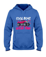 Monster Truck Breast Cancer Awareness Cool Boys Wear Pink T-Shirt
