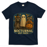 Spooky and Feral Halloween Cute Ghost Raccoon Trick Or Treat  Style 5 T-Shirt