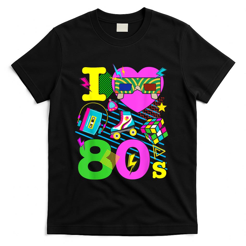 Retro Nostalgia - I Love The 80s Vintage Fun Retro Nostalgia T-Shirt