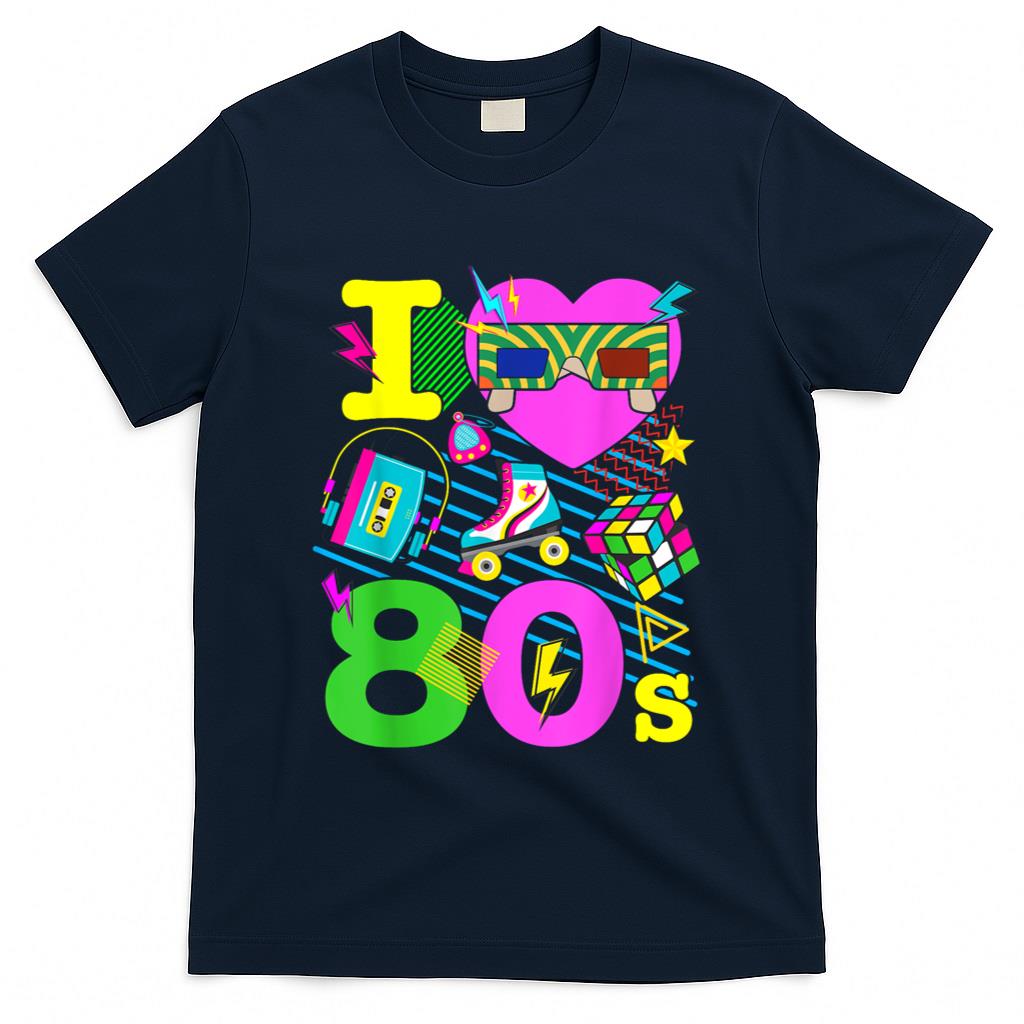 Retro Nostalgia - I Love The 80s Vintage Fun Retro Nostalgia T-Shirt