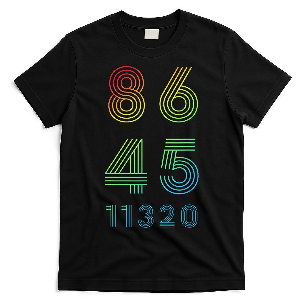 86 45 2020 Cool Retro Anti Trump - Vote 8645 - 864511320 T-Shirt
