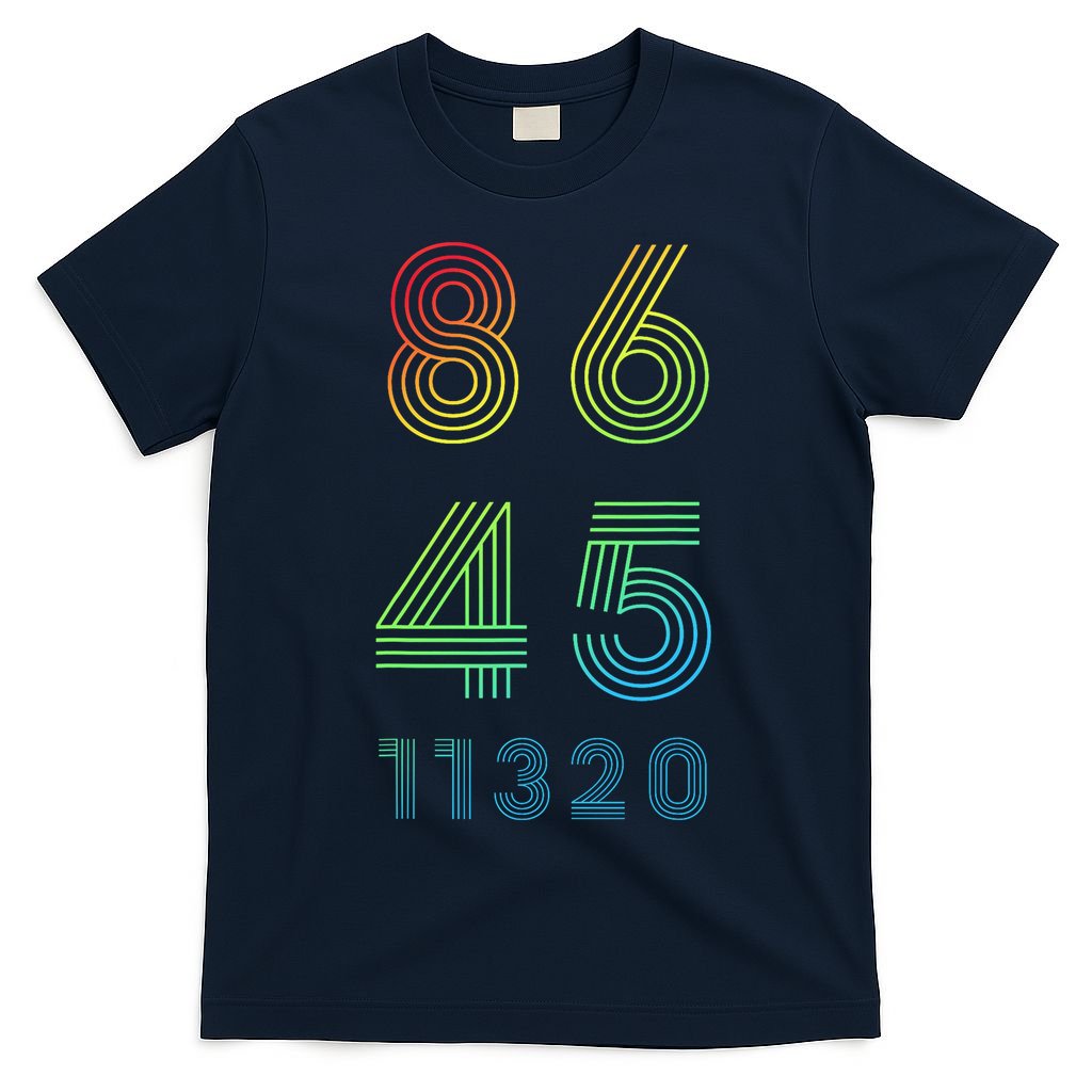 86 45 2020 Cool Retro Anti Trump - Vote 8645 - 864511320 T-Shirt