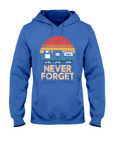 Retro Nostalgia - Floppy VHS Cassette Never Forget Retro 80s 90s Nostalgia T-Shirt