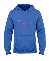 Pink Ribbon Stethoscope Nurse Life Breast Cancer Survivor T-Shirt