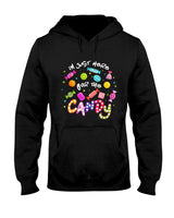 Im Just Here For The Candy Funny Halloween Trick or Treat T-Shirt