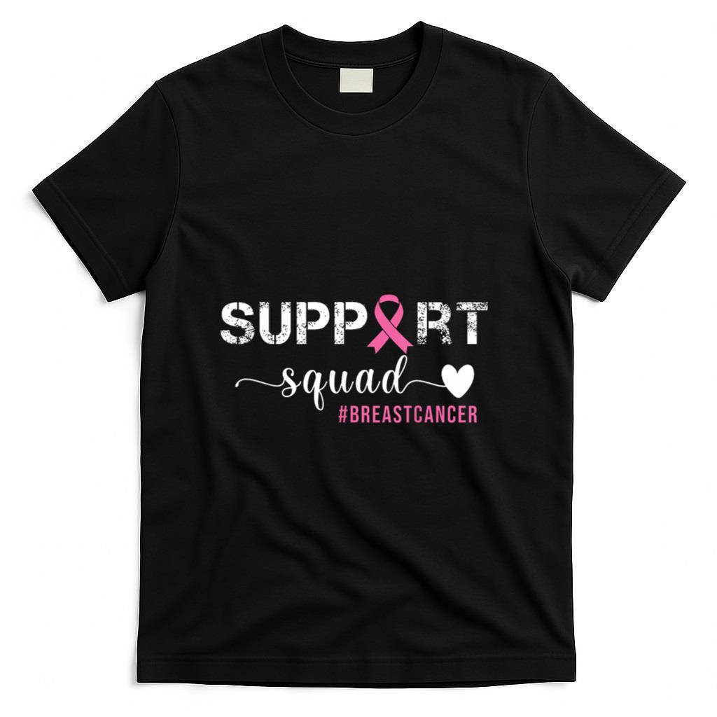 Breast Cancer Womens Support Squad Breast Cancer Awareness T-Shirt