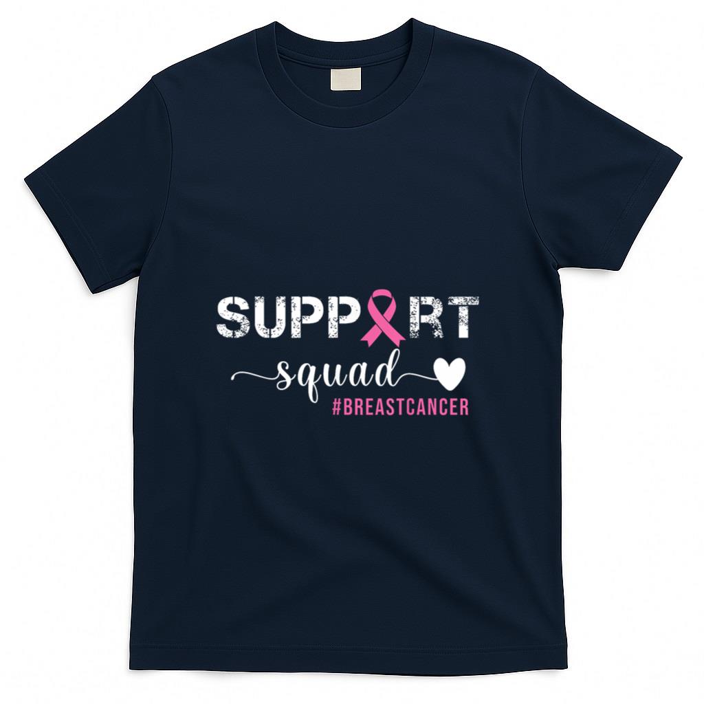 Breast Cancer Womens Support Squad Breast Cancer Awareness T-Shirt