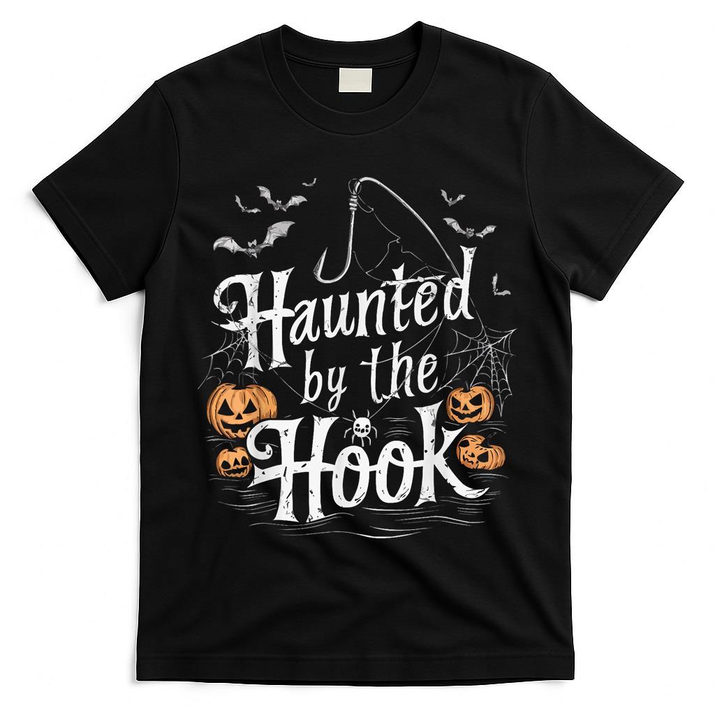 Fishing Halloween Spooky Fisherman Fish Trick Or Treat T-Shirt