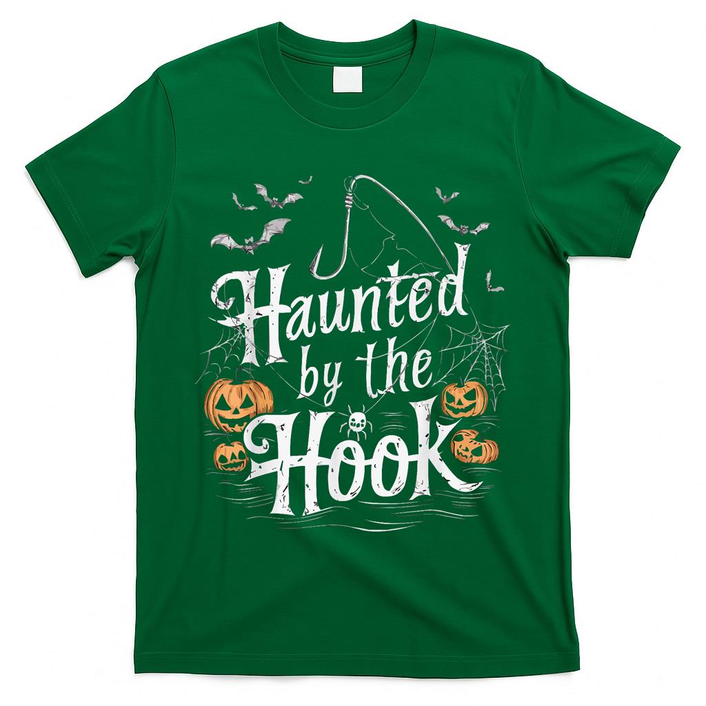 Fishing Halloween Spooky Fisherman Fish Trick Or Treat T-Shirt