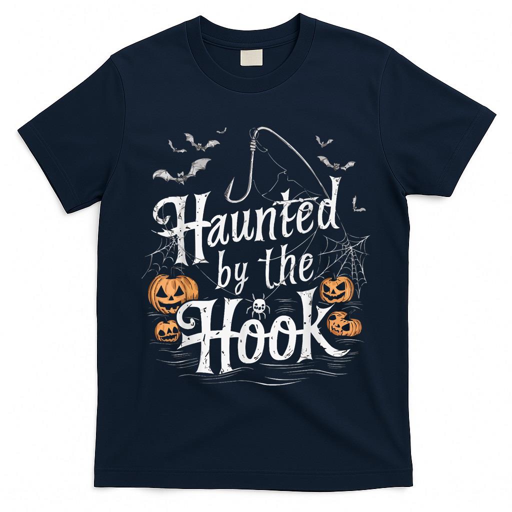 Fishing Halloween Spooky Fisherman Fish Trick Or Treat T-Shirt