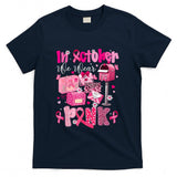 Postal Worker Breast Cancer Awareness October We Wear Pink T-Shirt