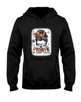 Pirate 4th Grade Teacher Halloween Messy Bun Trick Or Treat T-Shirt