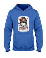 Pirate 4th Grade Teacher Halloween Messy Bun Trick Or Treat T-Shirt