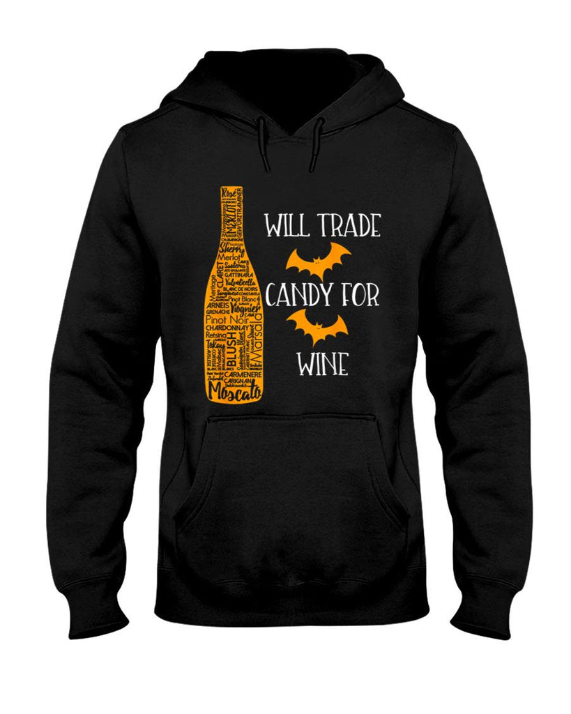 Funny Will Trade Candy for Wine Trick or Treat T-Shirt