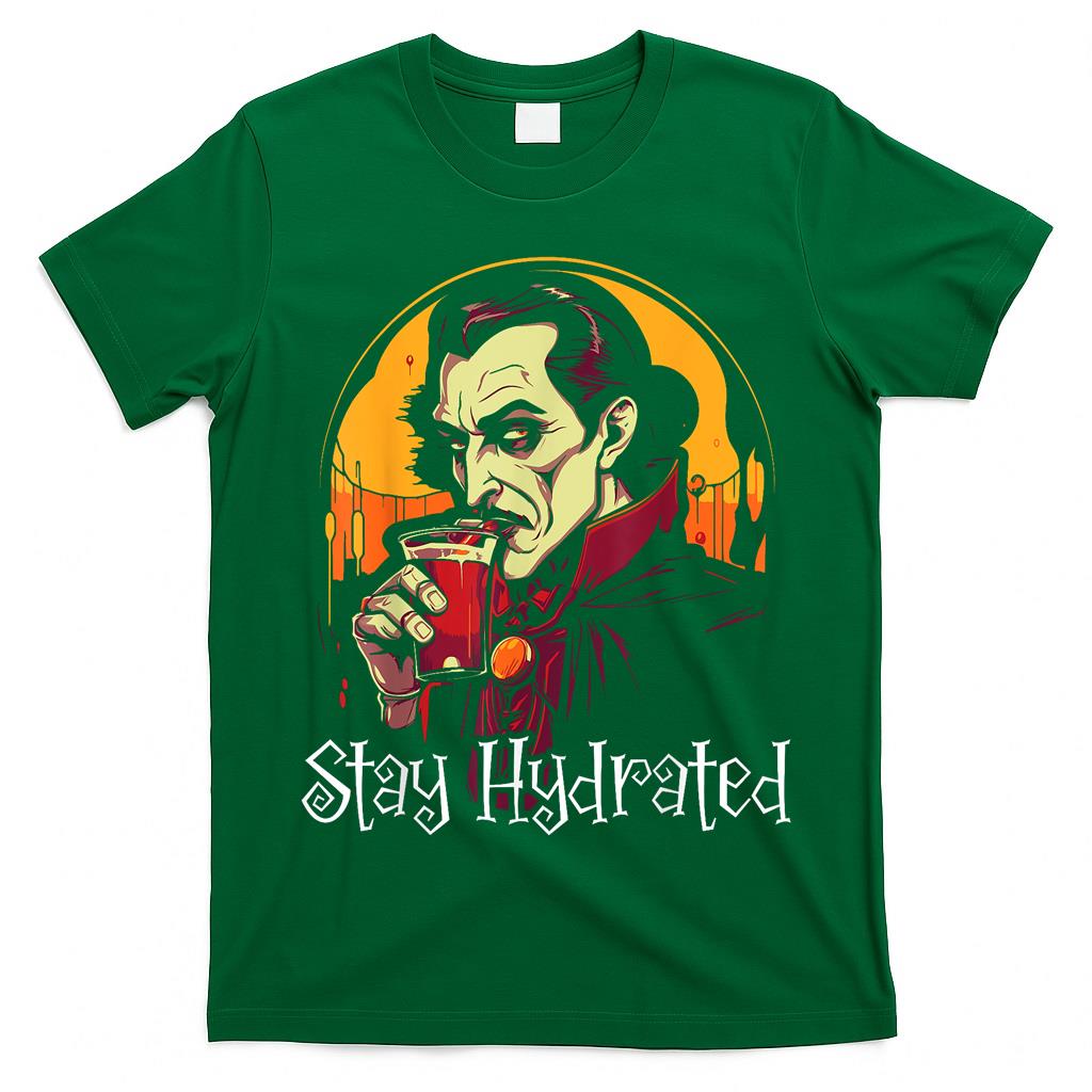 Dracula Halloween Scary Trick Or Treat Spooky Vampire T-Shirt