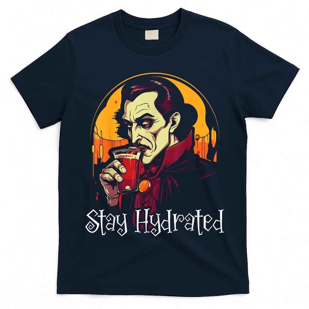 Dracula Halloween Scary Trick Or Treat Spooky Vampire T-Shirt