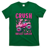 Crush Breast Cancer Awareness Monster Truck Toddler Boy Kids T-Shirt