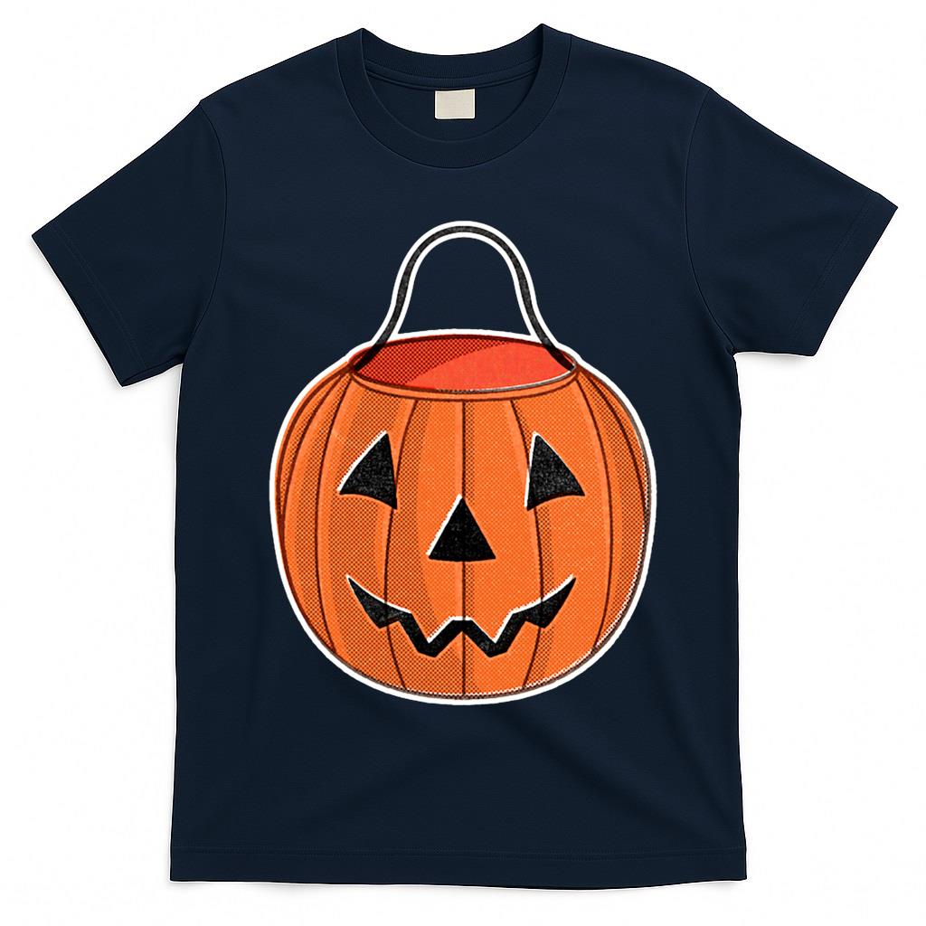 Jack-O-Lantern Trick-or-Treat Bucket Classic T-Shirt