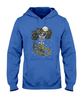 Mermaid Skeleton Retro Halloween Trick Or Treat Scary Horror T-Shirt
