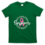 Pink Ribbon Survivor Believe Faith Breast Cancer Awareness Tank Top