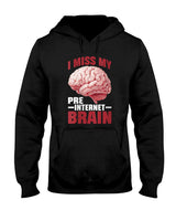Retro Nostalgia - Womens I Miss My Pre-Internet Brain Digital Nostalgia Retro - T-Shirt