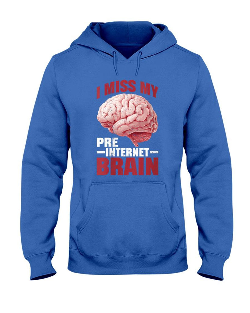 Retro Nostalgia - Womens I Miss My Pre-Internet Brain Digital Nostalgia Retro - T-Shirt