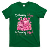 Postal Worker Breast Cancer Awareness October We Wear Pink T-Shirt_1