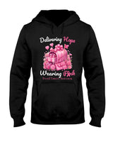 Postal Worker Breast Cancer Awareness October We Wear Pink T-Shirt_1