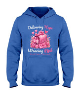 Postal Worker Breast Cancer Awareness October We Wear Pink T-Shirt_1