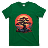 Retro Nostalgia - Bonsai Tree Nostalgia Retro 80s Inspired Bonzai Illustration T-Shirt