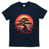 Retro Nostalgia - Bonsai Tree Nostalgia Retro 80s Inspired Bonzai Illustration T-Shirt