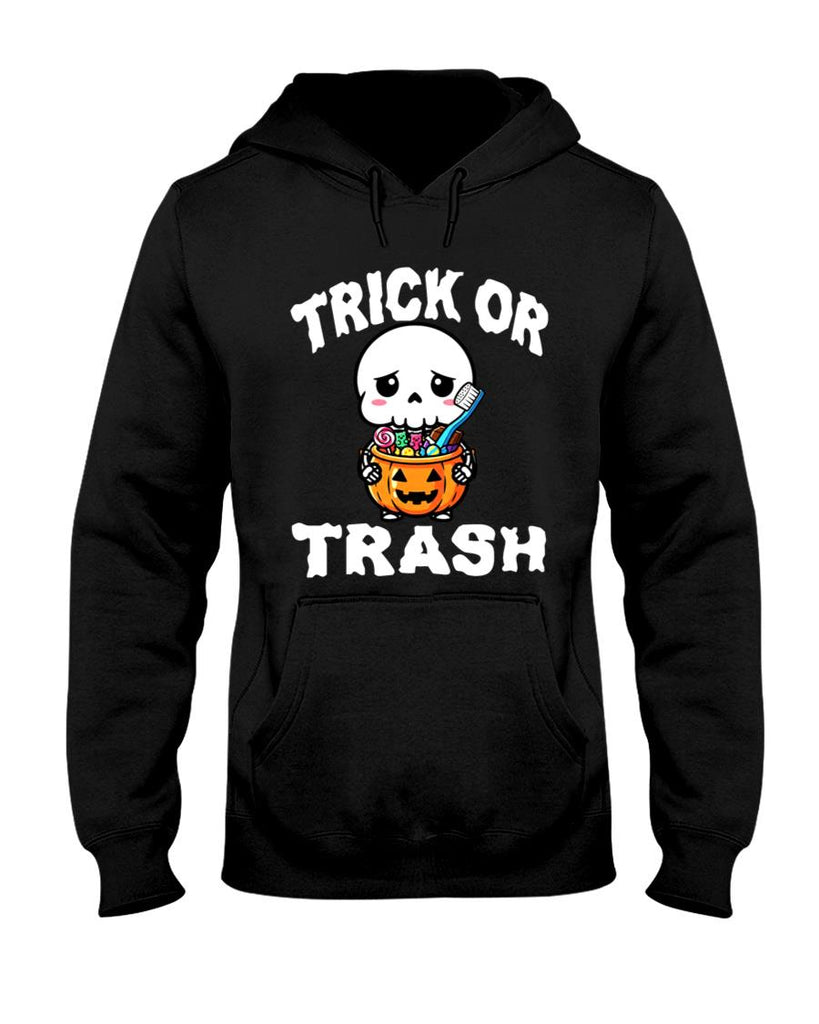 TRICK OR TRASH - SKELETON HALLOWEEN Classic T-Shirt