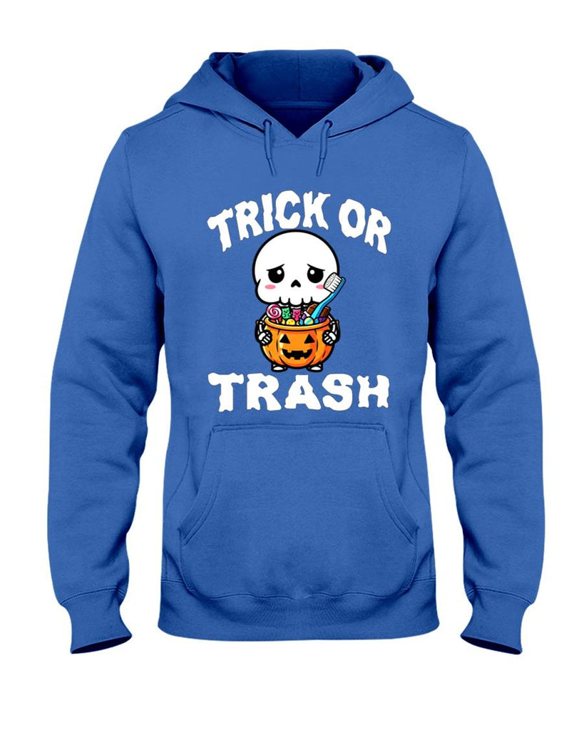 TRICK OR TRASH - SKELETON HALLOWEEN Classic T-Shirt