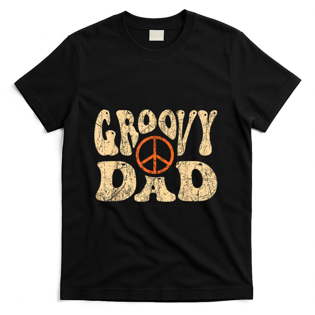 Retro Nostalgia - Groovy Dad 70s Aesthetic Nostalgia 1970's Retro Dad T-Shirt