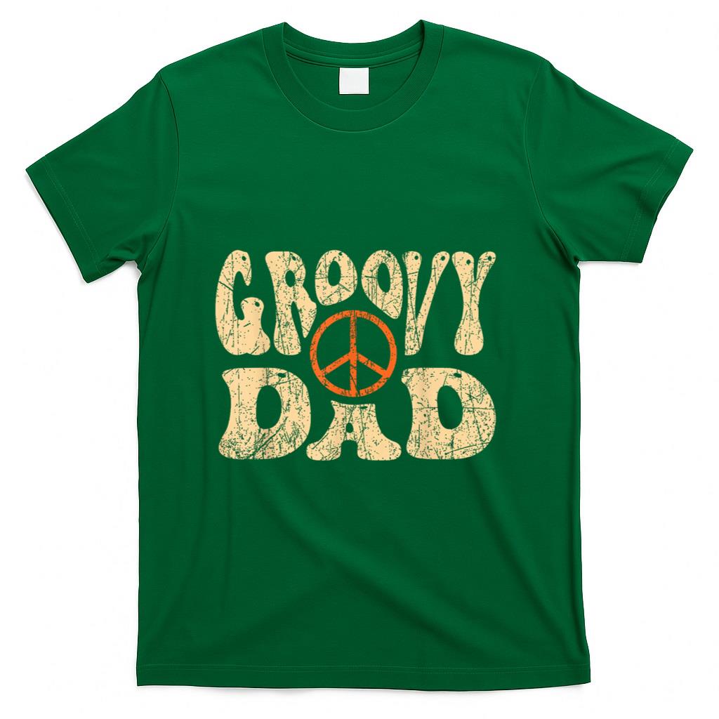 Retro Nostalgia - Groovy Dad 70s Aesthetic Nostalgia 1970's Retro Dad T-Shirt