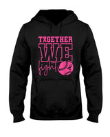 Together We Fight Softball Breast Cancer Awareness T-Shirt
